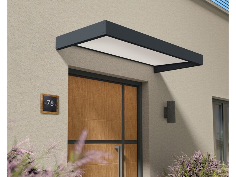 NADSTREŠNICA ZA VRATA, CANOPY SOPHIA 2150 SIVA – BIJELI OPAL - Slika 4