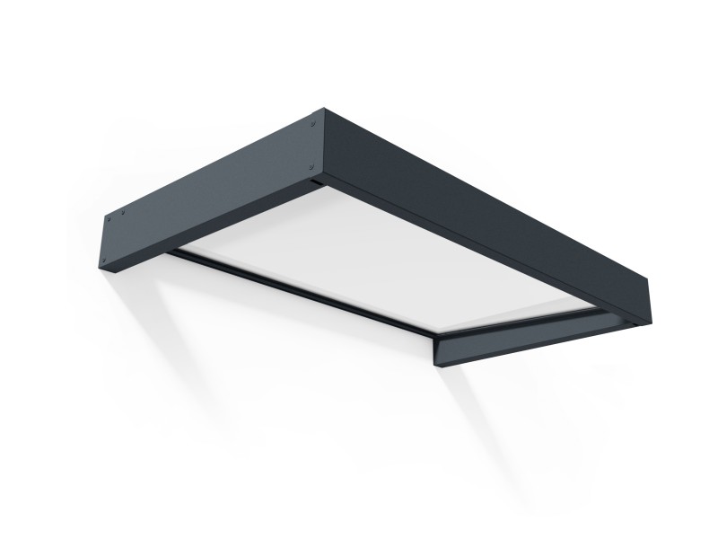 DOOR CANOPY, CANOPY SOPHIA 1600 GREY - WHITE OPAL - Image 2