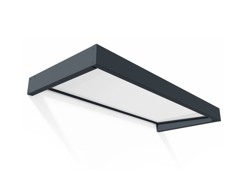 NADSTREŠNICA ZA VRATA, CANOPY SOPHIA 2150 SIVA – BIJELI OPAL - Slika 2