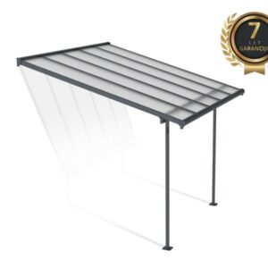 NADSTREŠEK ZA TERASO FERIA PATIO COVER, 3x3,05, siva/transparent