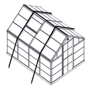 DODATKI za RASTLINJAK - proti vetrna zaščita s sidranjem