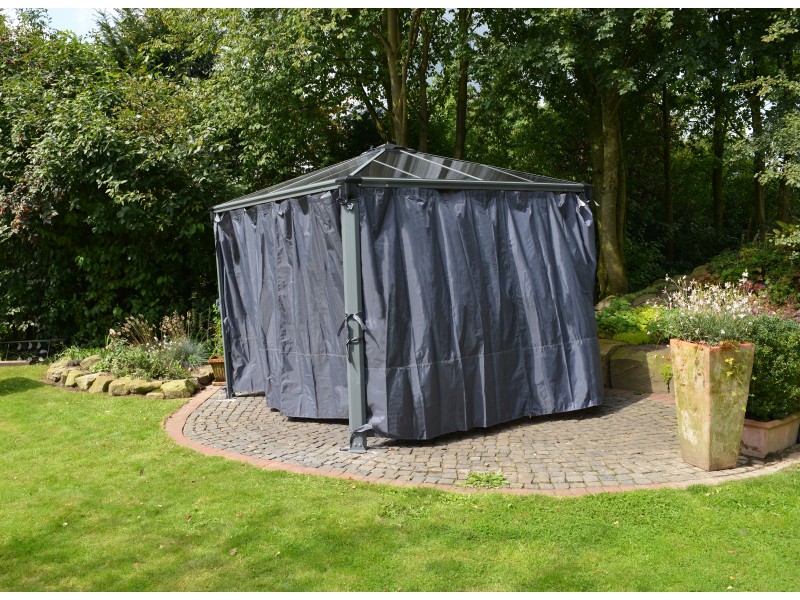 VRTNI PAVILJON PALERMO 4300, siva/bronza - slika 9