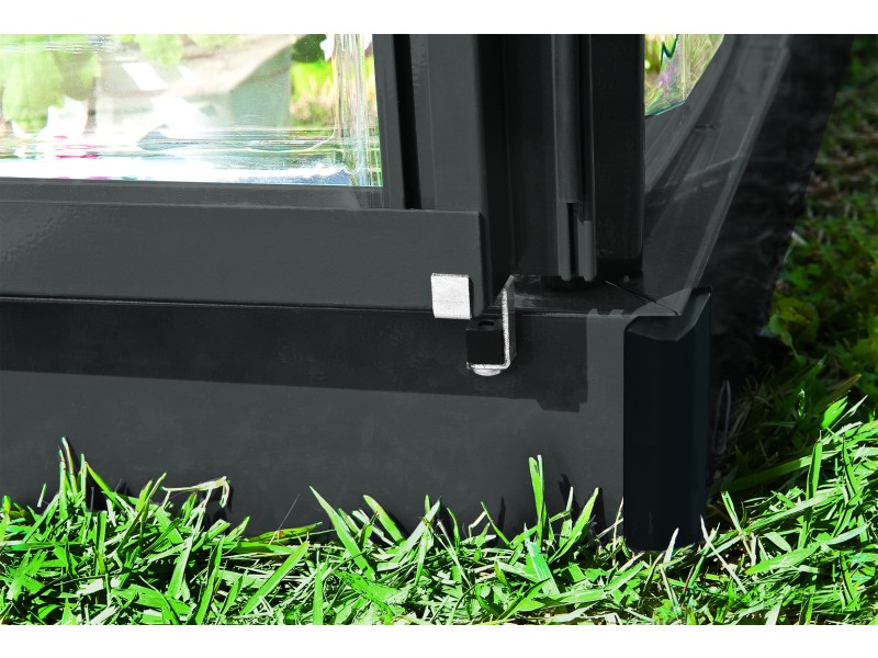 POLIKARBONATNI STAKLENIK – HYBRID (Tip 6x8) – Dimenzije: 185 x 247 cm – ANTRACIT - Slika 6