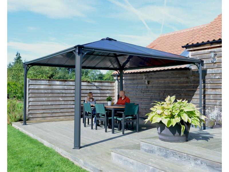 VRTNI PAVILJON PALERMO 4300, siva/bronza - slika 2