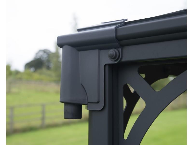 VRTNI PAVILJON PALERMO 4300, siva/bronza - slika 7