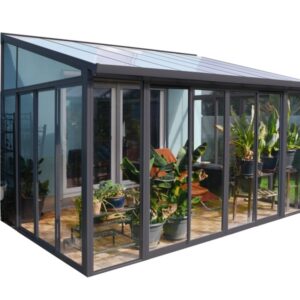 NADSTREŠEK ZA TERASO SANREMO, siva/transparent 3x4,25m